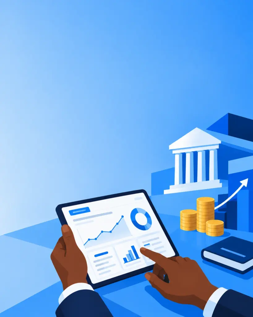 Financial services and investment sector image